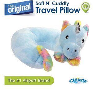 Travel pillow unicorn kids